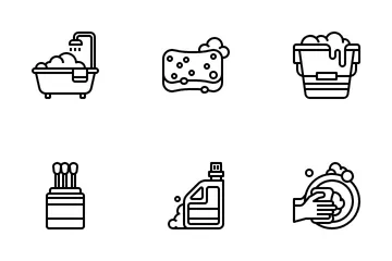 Hygiene Routine Icon Pack