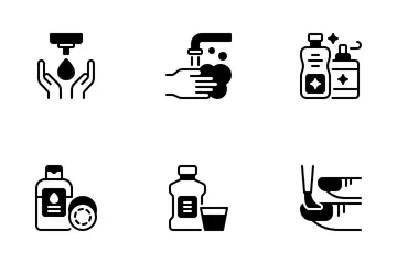 Hygiene Routine Icon Pack