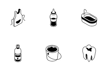 Hygiene Routine Icon Pack