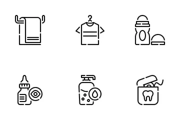 Hygiene Routine Icon Pack