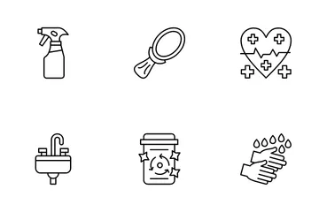 Hygiene Routine Icon Pack