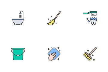 Hygiene Routine Icon Pack