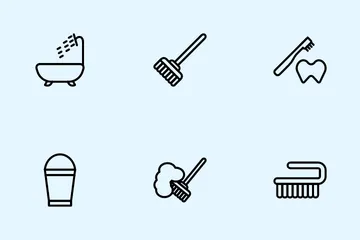 Hygiene Routine Icon Pack