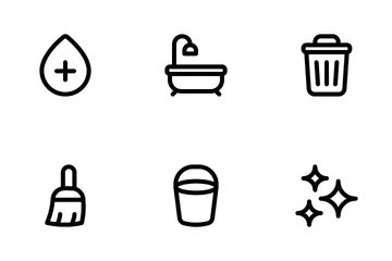 Hygiene Routine Icon Pack