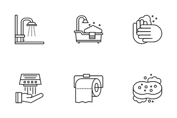 Hygiene Routine Icon Pack