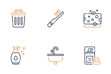 Hygiene Routine Icon Pack