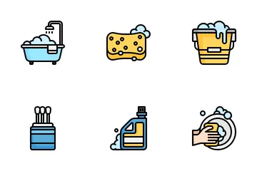 Hygiene Routine Icon Pack