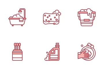 Hygiene Routine Icon Pack