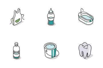 Hygiene Routine Icon Pack