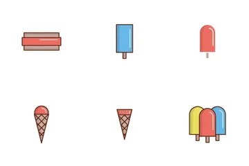Ice Cream And Sweets Icon Pack