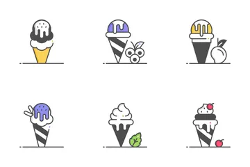 Ice Cream Parlour Icon Pack