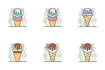 Ice Cream Parlour Icon Pack