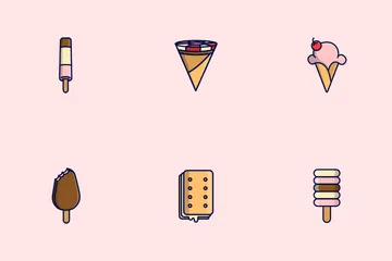 Ice Cream & Popsicle Icon Pack