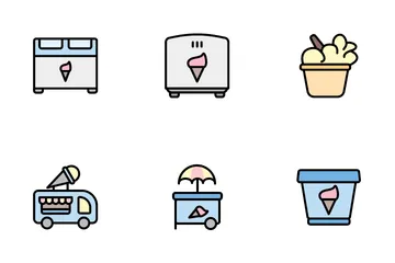 Ice Cream Shop Icon Pack