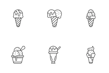 Ice Cream Shop Icon Pack