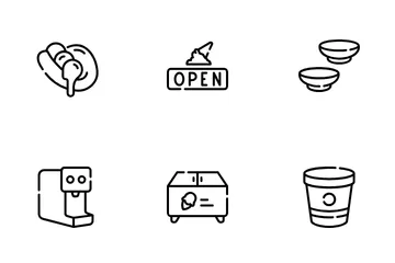 Ice Cream Shop Icon Pack