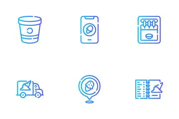 Ice Cream Shop Icon Pack