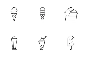 Ice Cream Shop Icon Pack