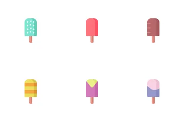 Ice Cream Sweet Tasty Delicious Summer Icon Pack
