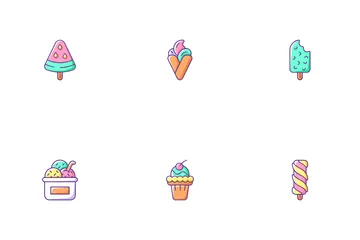 Ice Cream Varieties Icon Pack
