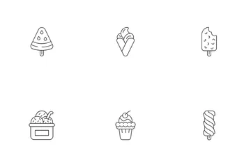 Ice Cream Varieties Icon Pack