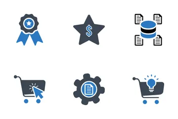 Ícone da Web multicolorido 1 Pacote de Ícones