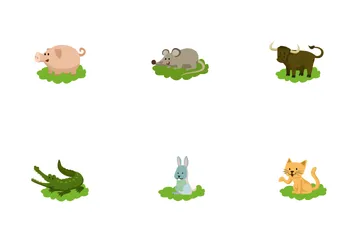 Ícone fofo de animal Icon Pack