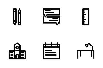 Ícone de educação Pacote de Ícones