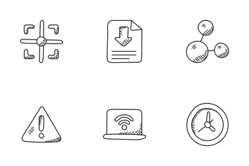 Ícones de Doodle da Internet Icon Pack