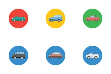 Ícones vetoriais de transporte Icon Pack