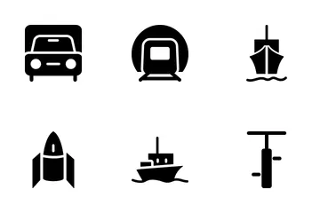 Icônes vectorielles de transport Pack d'Icônes