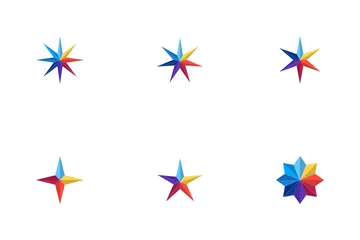 Iconografía de estrellas Paquete de Iconos