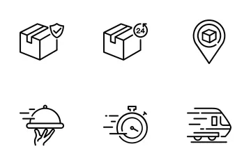 Iconos de entrega Paquete de Iconos