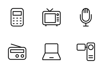 Iconos de medios Paquete de Iconos