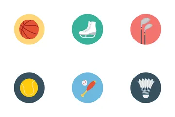 Iconos planos de deportes Icon Pack