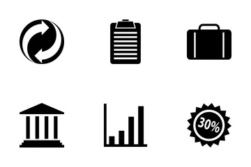 Iconos vectoriales de comercio electrónico Paquete de Iconos