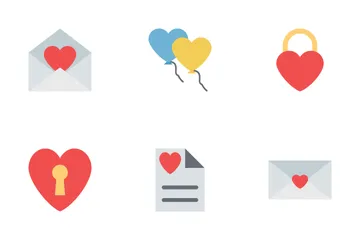 Iconos vectoriales de San Valentín Icon Pack