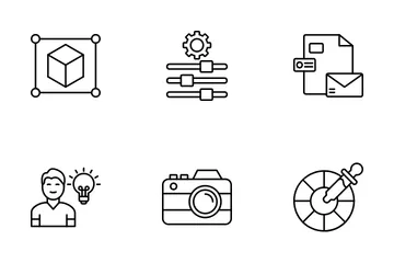 Idea Creative Process Icon Pack