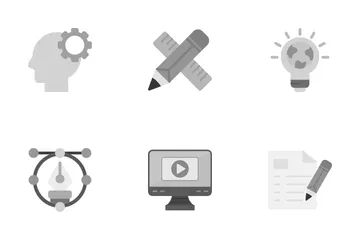 Idea Creative Process Icon Pack