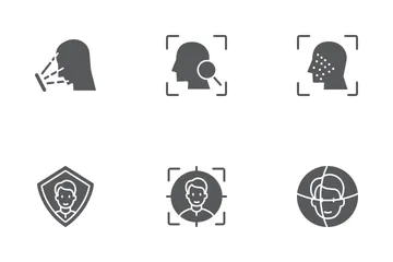 Identificación facial Paquete de Iconos