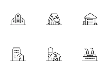 Immeuble Et Résidence Pack d'Icônes