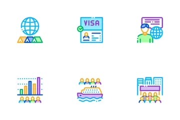 Immigration Refugee Icon Pack