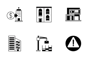 Imobiliária Pacote de Ícones
