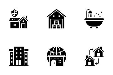Imobiliária Pacote de Ícones