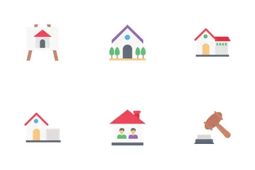 Imobiliária Pacote de Ícones