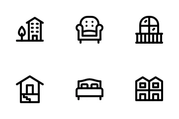 Imobiliária Pacote de Ícones