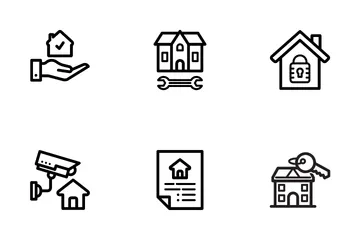 Imobiliária Pacote de Ícones