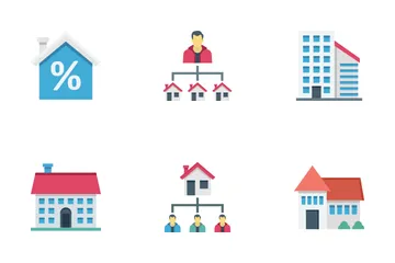 Imobiliária Pacote de Ícones