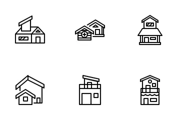 Imobiliária Pacote de Ícones