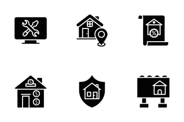 Imobiliária Pacote de Ícones
